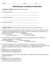 Types of Natural Selection Worksheet.docx