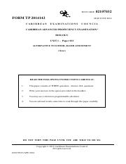 CAPE Biology 2014 U1 P032.pdf