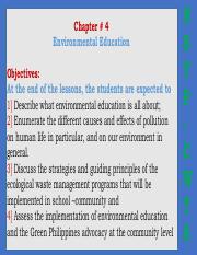 describe environmental education