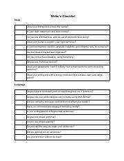 Haley_Rose Morre - Writer's Checklist.pdf