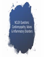 NCLEX Questions- CMO, Valves, & Inflammatory Disorders.pptx