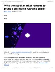 Why the stock market refuses to plunge on Russia-Ukraine crisis.pdf