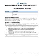 BSBPEF502 Task 3 Assessment Templates V1.0122.docx