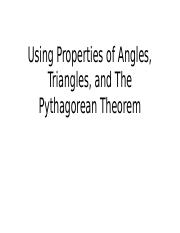 Using the Properties of Angles, Triangles, and the Pythagorean Theorem(1).pptx