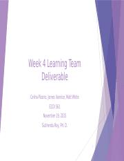 Week 5 ECO 561 Learning Team B Deliverable.pptx