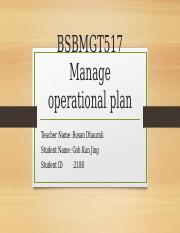 BSBMGT517 Manage operational plan.pptx