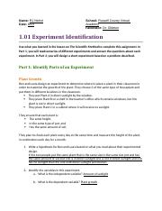1.01 Experiment Identification.docx
