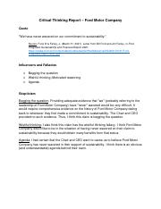 Critical Thinking Report - Ford.pdf