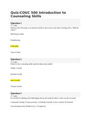 Quiz- Introduction to Counseling Skills.docx