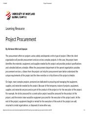 UMGC MBA 670-Project Procurement.pdf