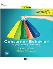 Consumer Behavior-Buying, Having, and Being, Global Edition 13th Edition by Michael R. Solomon  - (T