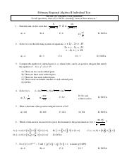 T_February Reg Alg II Individual Test  2019 with solutions. (4).pdf