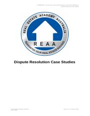 CPPREP4002 - Dispute Resolution Case Studies v1.3.docx
