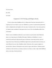Assignment #1- M1 Theology and Religious Studies.docx
