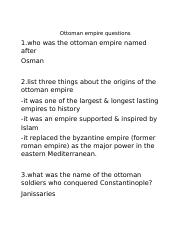 ottoman empire questions.docx