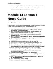 Copy of Module Fourteen Lesson One Notes Guide.pdf