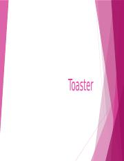 jonesia Allen -Toaster Oven presentation.pptx