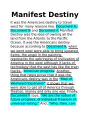 Escaravage Manifest Destiny.docx