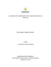 TALLER SOBRE PRODUCCION Y ORGANIZACION DE NEGOCIOS.pdf