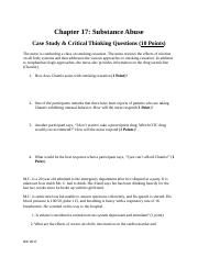 Chapter 17 Sub Abuse Case Study and Questions.docx
