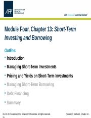 Chapter 13 Short-Term Investing and Borrowing.pptx