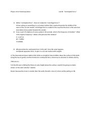 Physics 211L Prelab Questions #6Centripetal Force.docx