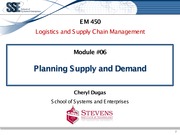M06_ Planning, Supply, And Demand
