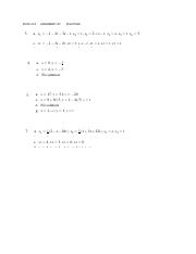 MATH 203, ASSIGNMENT #2, SOLUTIONS.pdf