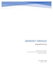 Benedict Arnold Biographical Essay.docx