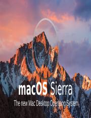 Apple macOS Sierra (Apple's New Desktop OS).pptx