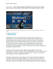 BOH 4M1 Controlling Walmart in China and Germany Article.docx