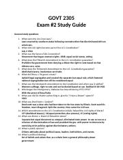 GOVT 2305 Exam 2 Study Guide!!!.docx