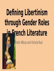 Libertinism-> French culture