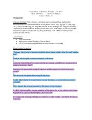 Midterm study guide B 1050 phillips 2015