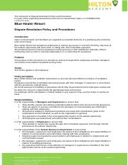 Dispute Resolution Policy and Procedures.docx