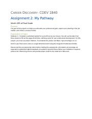 CDEV1840 Career Discovery Assignment 2_My Pathway-1 (1).docx
