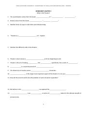 Worksheet Chapter 1- What is the Theatre.doc