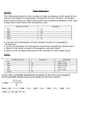 Week 2 Homework 2 Statistics BA347.docx