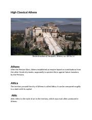 High Classical Athens Study Guide.docx
