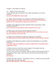 Chapter 1 The Nature of Literacy Quiz.docx