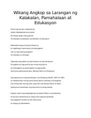 Spoken Poetry (AutoRecovered).docx - Wikang Angkop sa Larangan ng