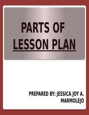 PPT- PARTS OF LESSON PLAN.pptx