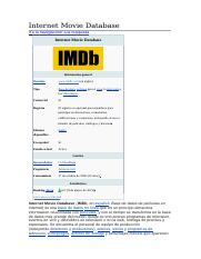 Internet Movie Database 3.docx