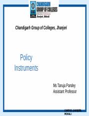 Policy instruments.ppt