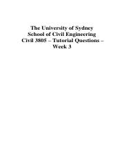 Civil 3805 - Tutorial Questions - Week 3.pdf