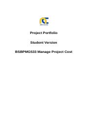 BSBPMG533 Project Portfolio.docx