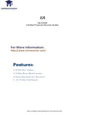 IIA-CFSA Features of Certifications Exams Dumps 2019.pdf