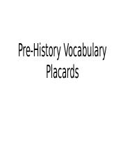 Pre-History Vocabulary Placards (1).pptx