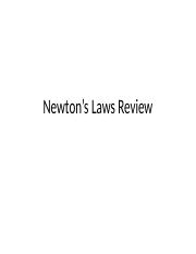Newton_s Laws Review