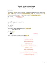 Lecture 7 Solution